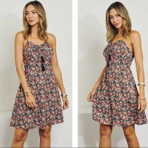 Sleeveless Floral Mini Sundress